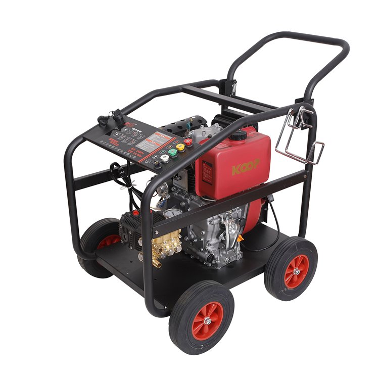280bar 15L Diesel driven hand push type cleaning machine high pressure cleaner