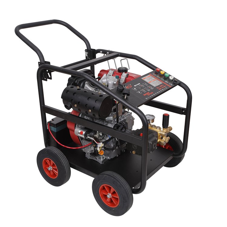 280bar 15L Diesel driven hand push type cleaning machine high pressure cleaner