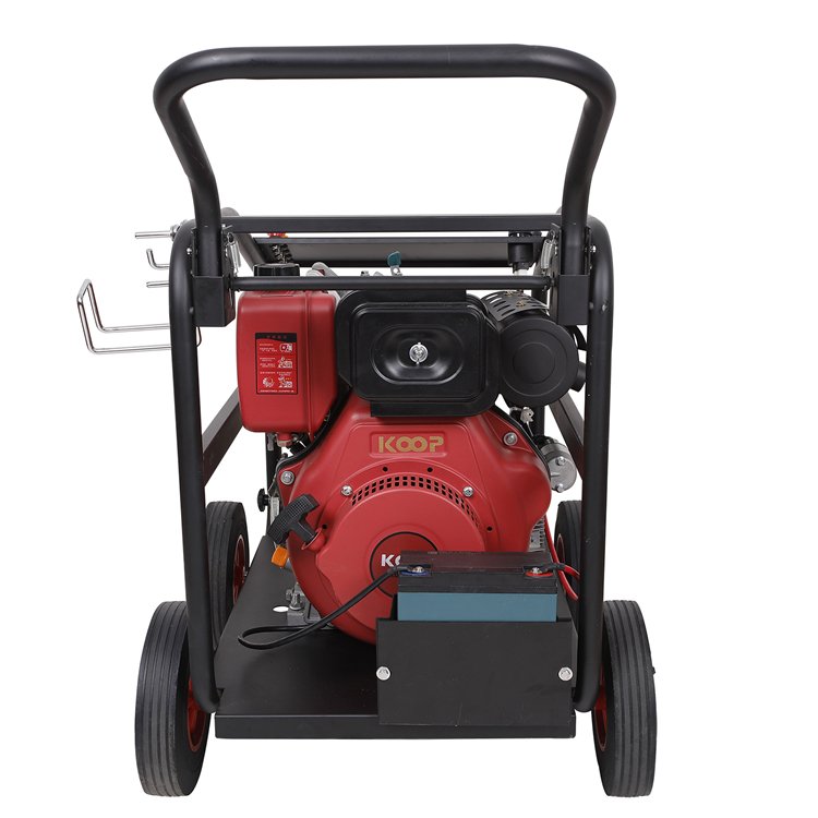 280bar 15L Diesel driven hand push type cleaning machine high pressure cleaner