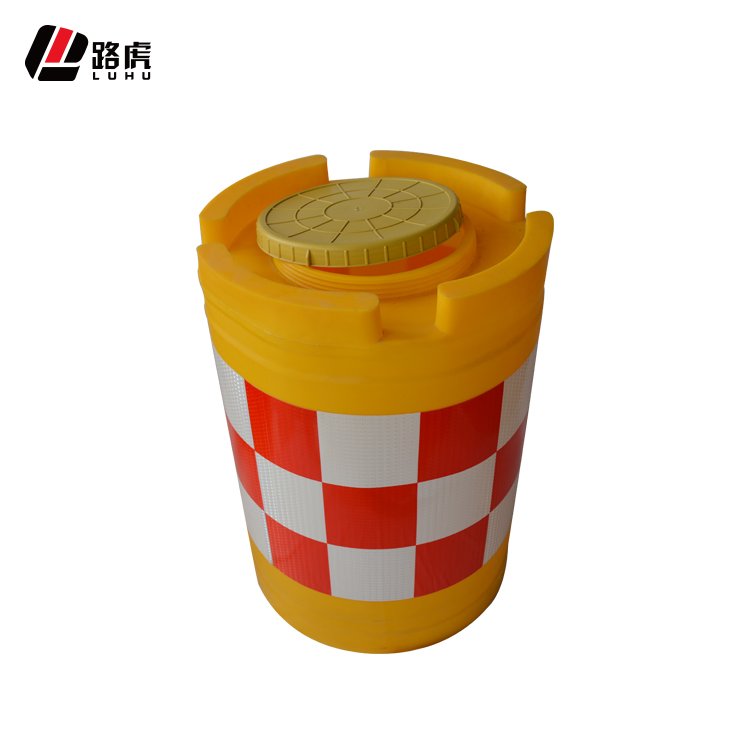 Expressway safety barrier flush PE anti-collision bucket