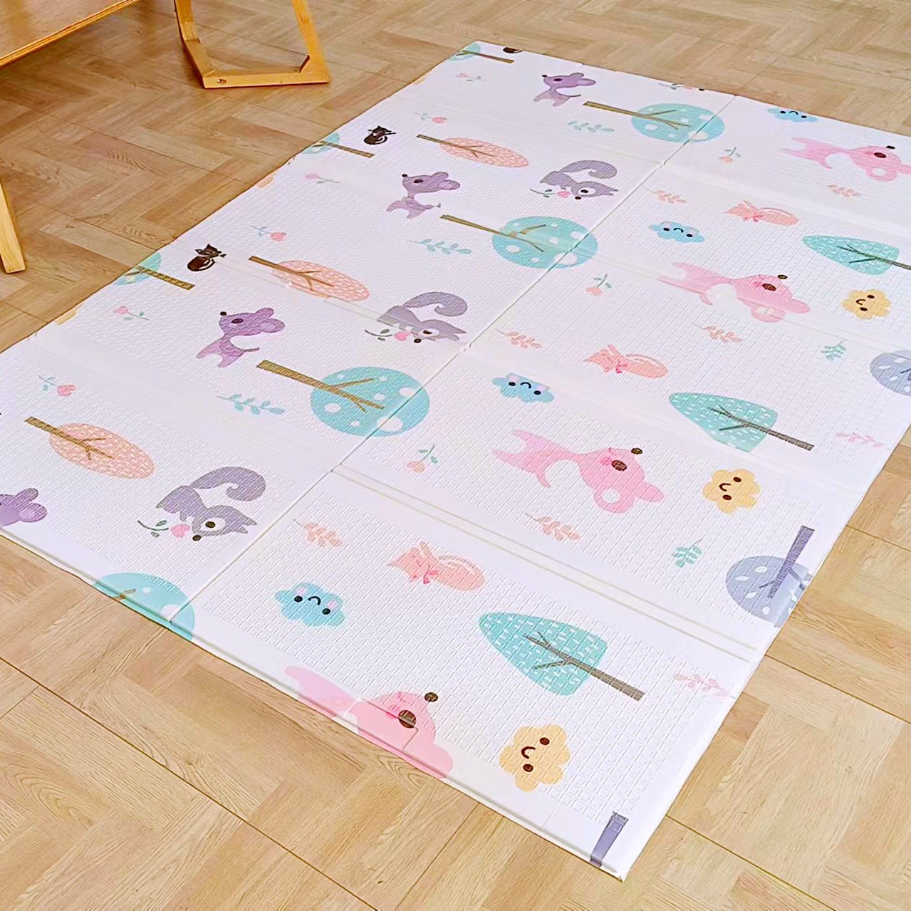 Leshida High Quality Soft Toy Floor Safety Game Play Mat for Kids Crawl Activity Bedroom Picnic Foldable Folding Bedroom Picnic