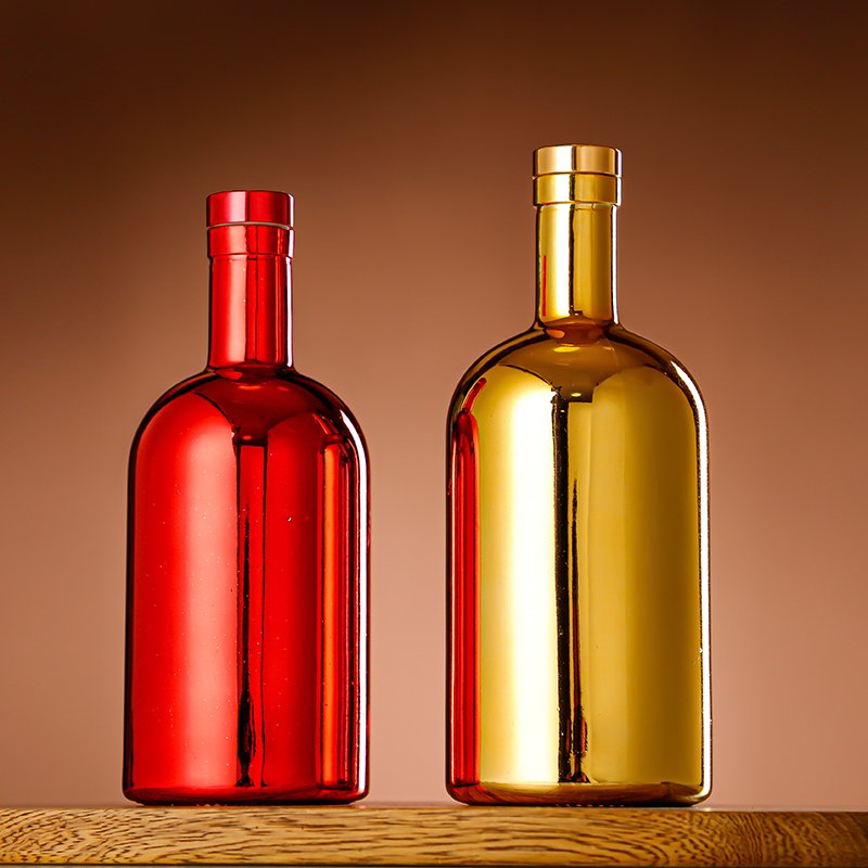Best Price Deluxe Round Empty 100ml 200ml 375ml 500ml Vodka Bottle with Stopper