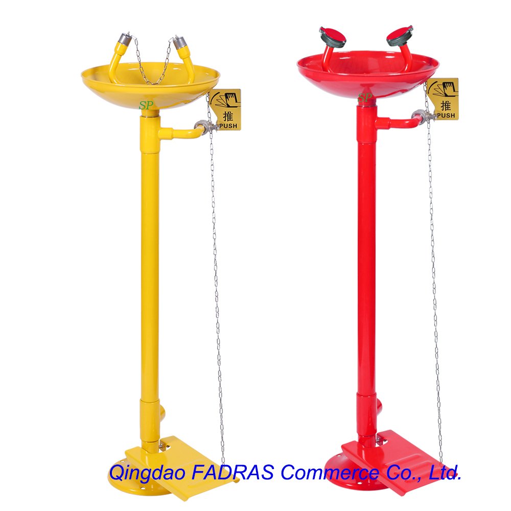 Two-piece ball valve compound eye washer portable eyewash used in petroleum