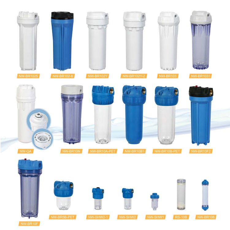 High Quality 1-8 Bar Water Pressure Water Filter Double Layer Explosion-proof Water Filter With Strong Plastic Wrench