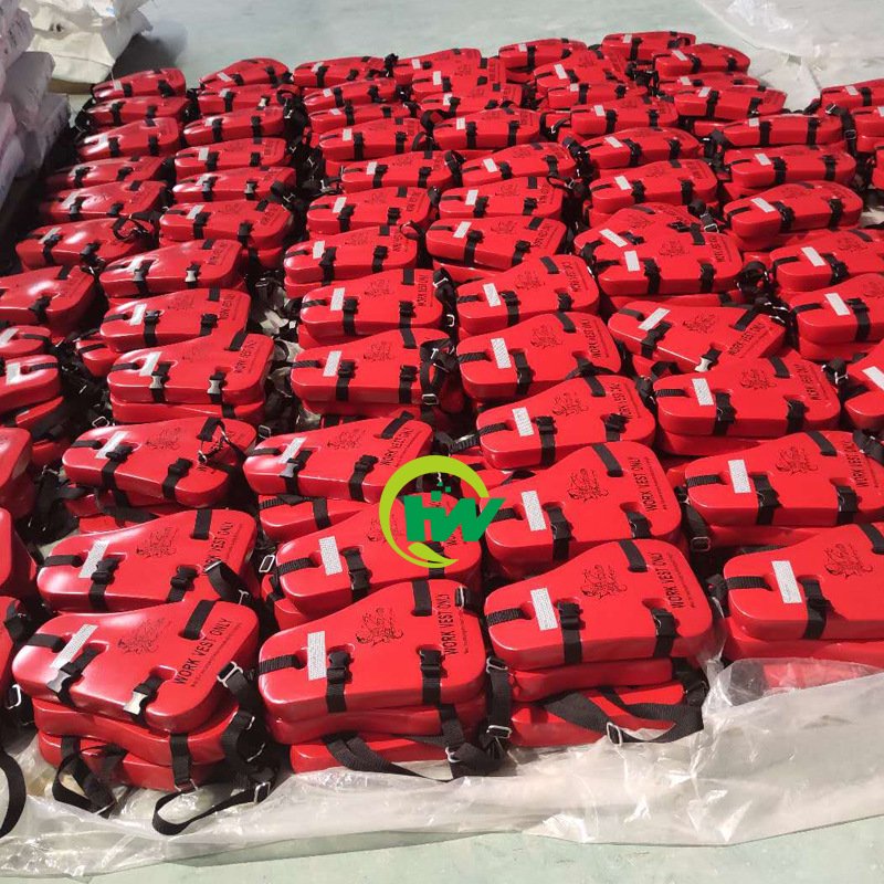 Three pieces work vest safety vest PVC foam life jacket for oil platform