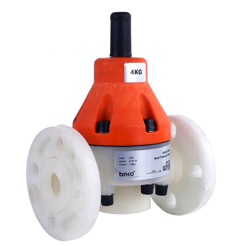 PVDF back pressure valve Relief Valve for dosing system