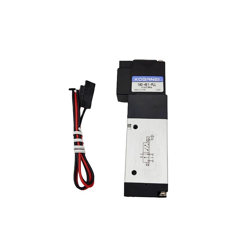 High quality KOGANEI Solenoid 180-4E1-PLL 2 positions 5 ports pneumatic control DC24V single solenoid