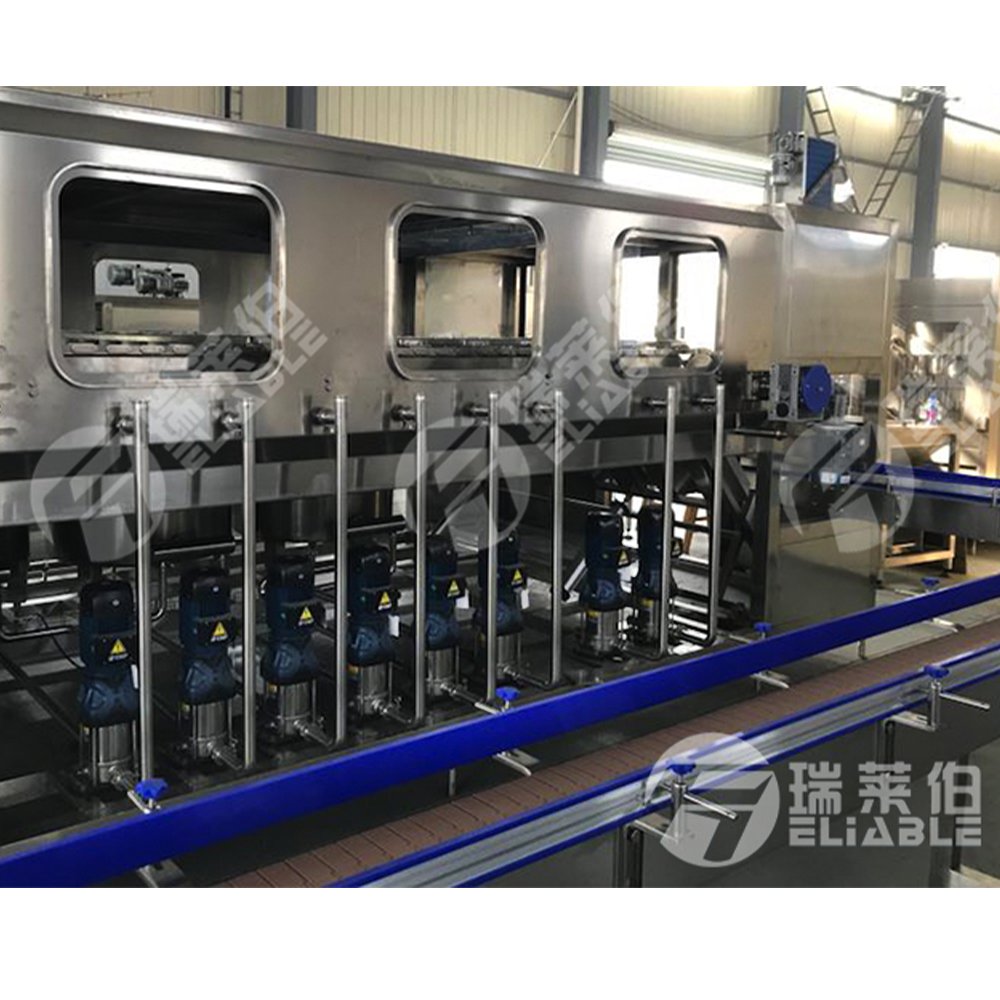 Reliable High Safety Factor 900BPH Bottle 5 Gallon Automatic Liquid Pure Water Filling Machine