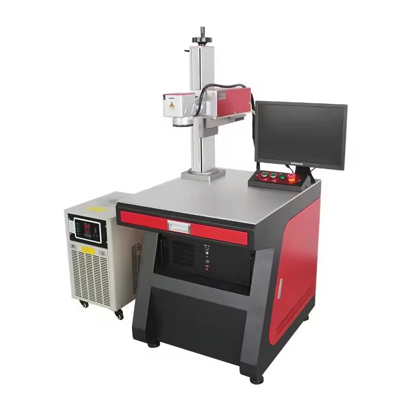 Long sevice life and high safety level laser marking portable UV laser engraving machine for glass bottle and plastic product