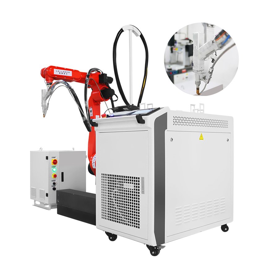 Automatic Mechanical Robot Arm 2000W Laser Welding Machine Accurately Flexible Welding At Various Angles