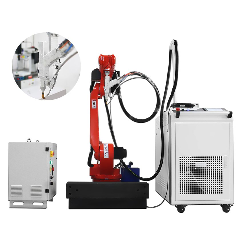 Automatic Mechanical Robot Arm 2000W Laser Welding Machine Accurately Flexible Welding At Various Angles