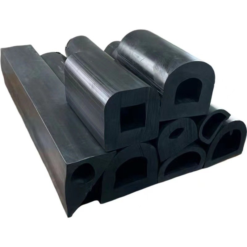 Manufacturer supply durable rubber molded crash barrier marine boat protective dock bumper