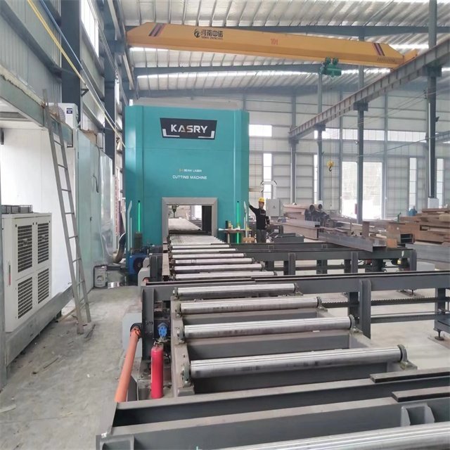 Fully enclosed processing space, laser steel cutting machine that ensures production safety