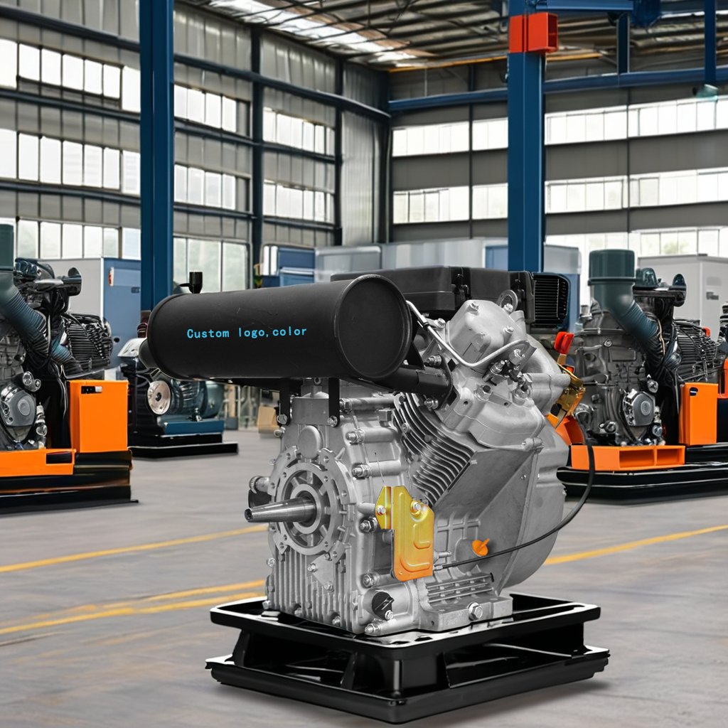 Hot Selling Durable Low Noise Diesel Engine 8HP Single Cylinder Home Use Machinery Boat Industries Fuel Saving Production