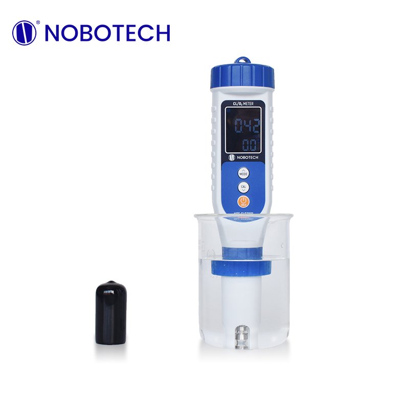 NOBOTECH Portable Residual Chlorine Meter Water Quality Test Pen Portable Free Chlroine Meter Residual Chlorine Test In water
