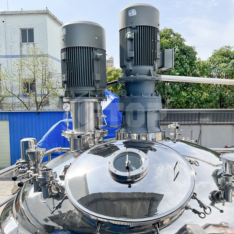 Vacuum portable mixer cosmetic emulsifier machines body cream skin cream lotion production line manufacturing equipment