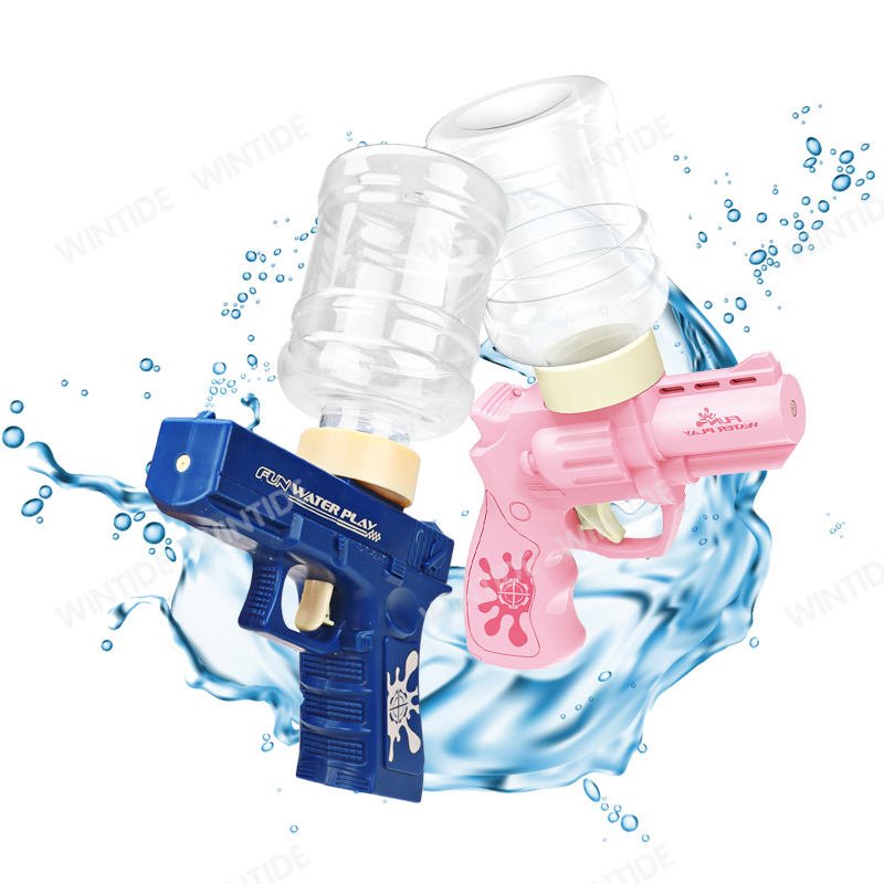Summer Swimming Pool Kids Toy Gun Mini Small Electric Water Soaker Gun Toy Automatic Squirt Guns Electric Watergun For Children