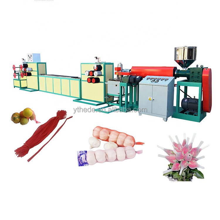 Hedemesh bag for onion potato vegetable and fruits knotless packaging nets making machine