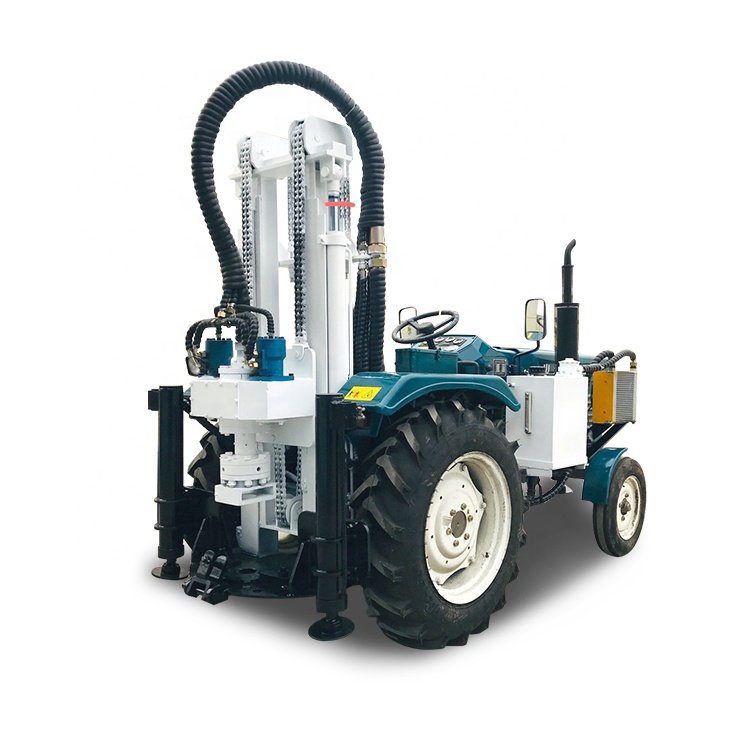 HC brand Pneumatic Water Well Drilling Rig RC Control DTH Tractor Drilling Rig Machine Price For Sale