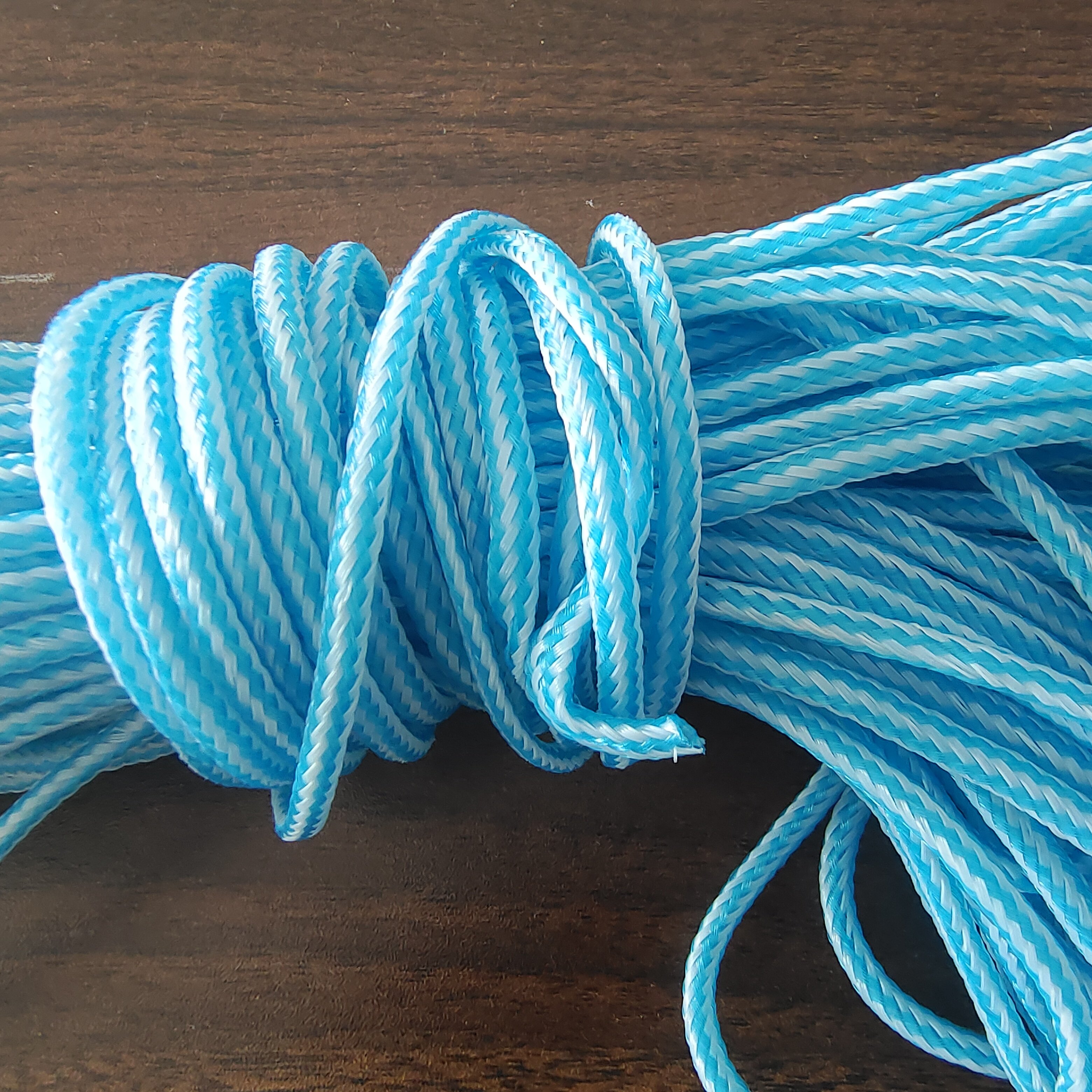 Custom 8-strand colorful PE hollow braided rope floating on water dedicated for nets yacht kayak safety rope fishing net rope