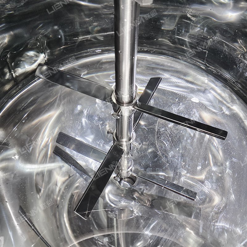 Customized 150l Mixing Tank With Agitator Vacuum Mixing Machine Perfume Mixer Liquid Soap Making Machine Mixer Production Line
