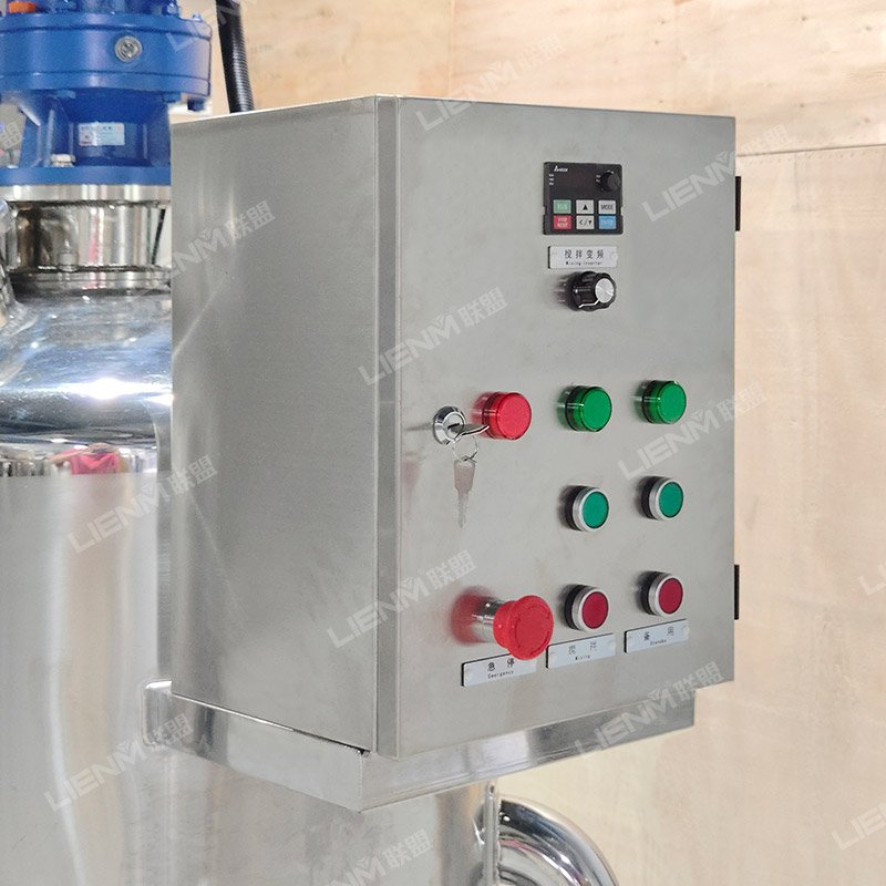 Customized 150l Mixing Tank With Agitator Vacuum Mixing Machine Perfume Mixer Liquid Soap Making Machine Mixer Production Line