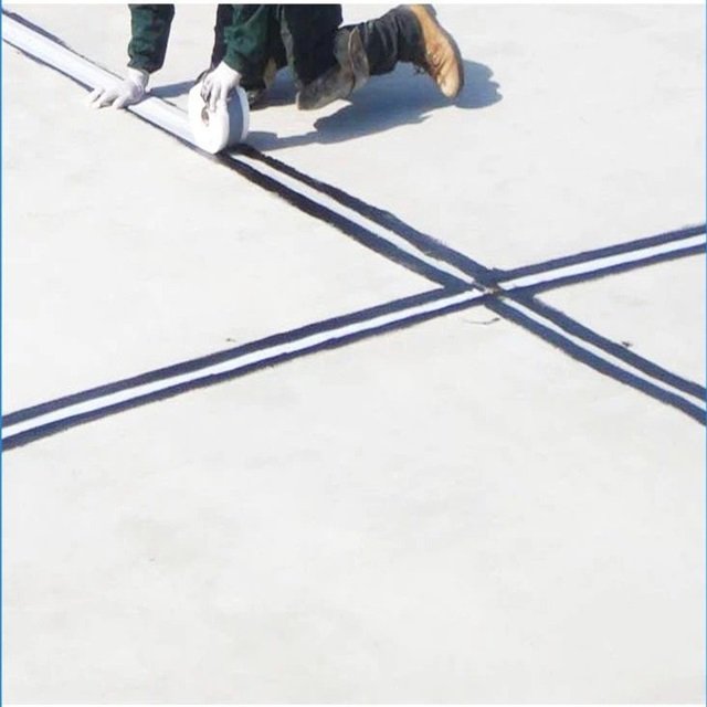 Blue Felt-Reinforced Flexible Expansion Joint Tape for Civil & Industrial Construction Waterproof Polyester Wall Application