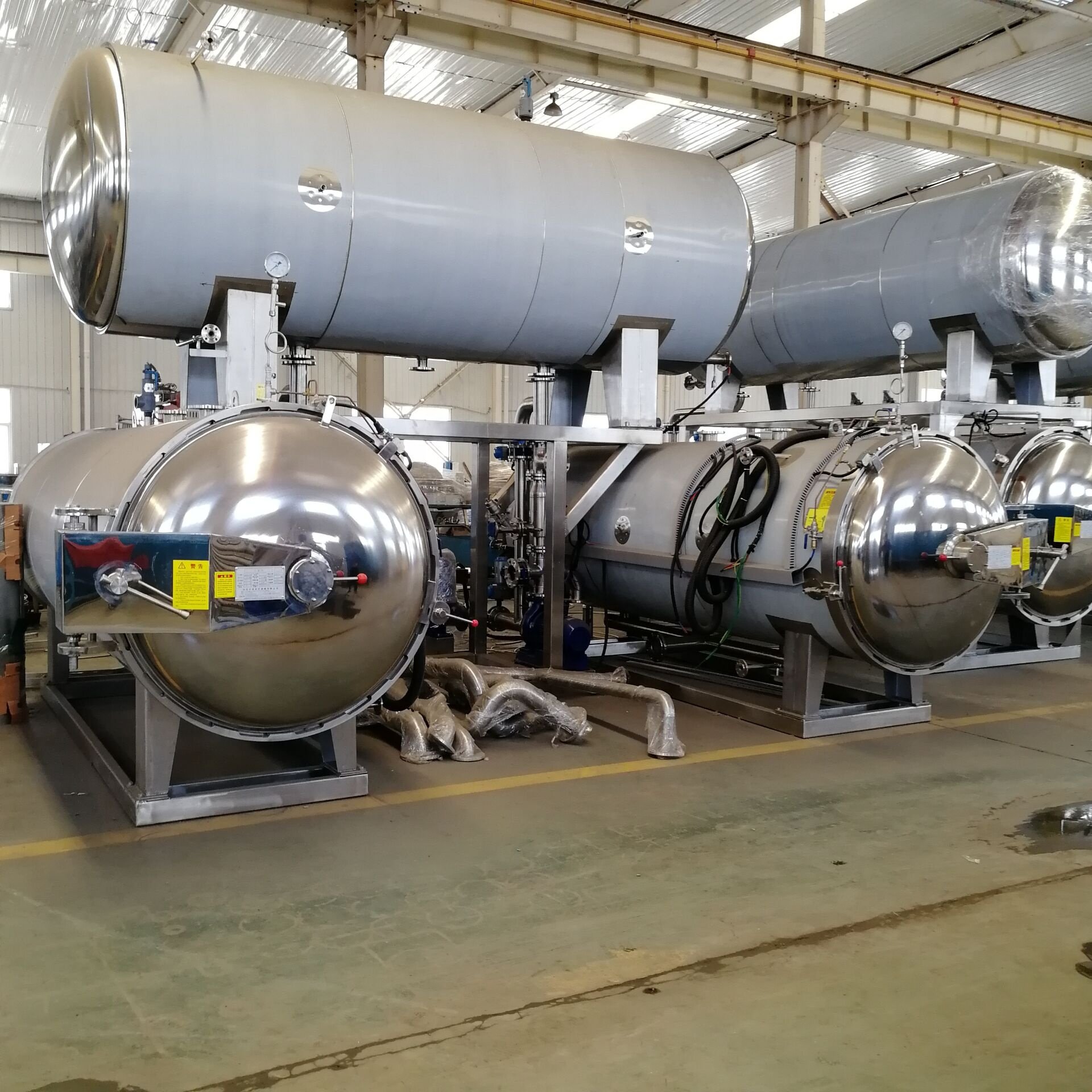 Autoclave sterilization machine industrial Jars Tin Can ketchup tomato paste sardine canned Water Bath Autoclave Sterilizer