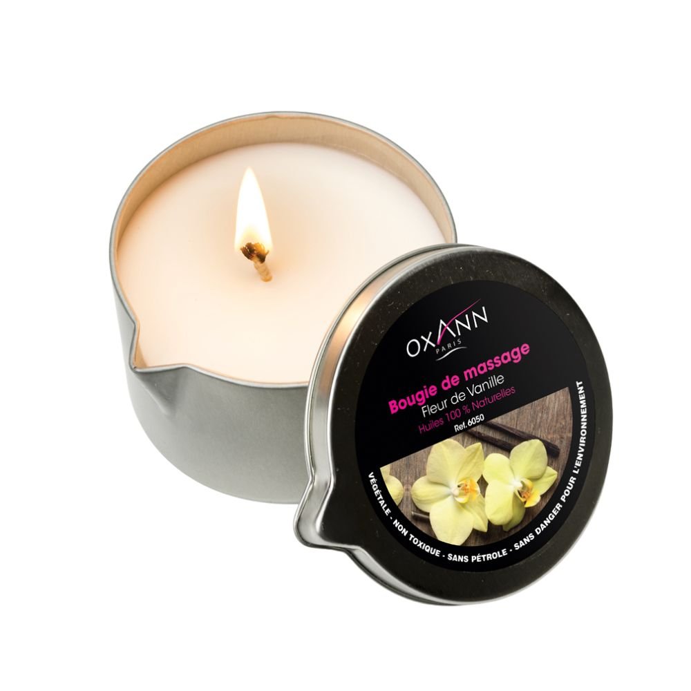 Wholesale Body Spa Massage Oil Candle Tin Container Massage Candle With Spout