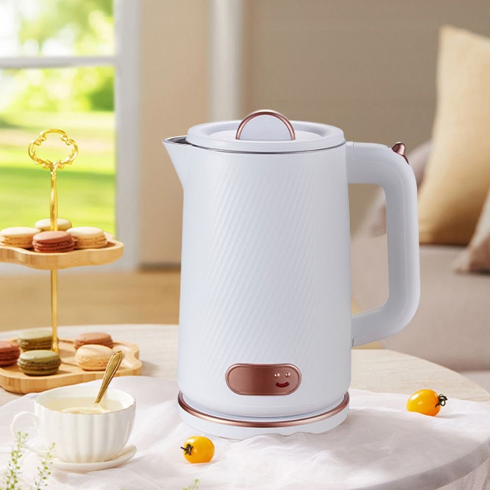 Newly Designed 1.5L High-Power Fast Heating Household 304 Stainless Steel Electric Kettle