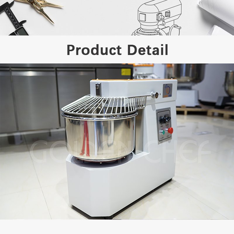 Professional 30l 12kg Pizza Dough Mixer With Strong Mixing Bowl Stainless Steel Flour Mixer With Safety Grid Bread Mixer