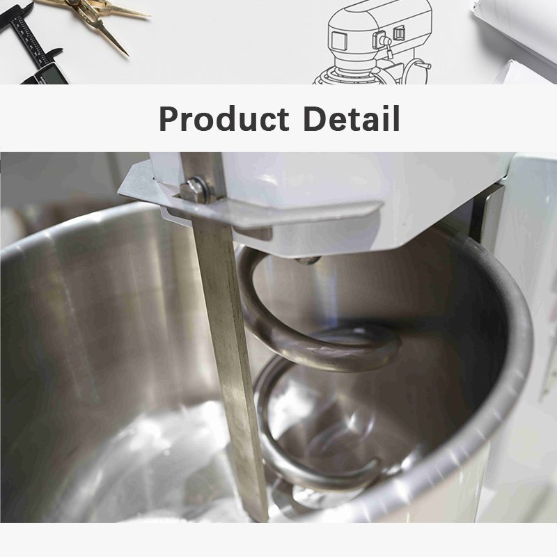 Professional 30l 12kg Pizza Dough Mixer With Strong Mixing Bowl Stainless Steel Flour Mixer With Safety Grid Bread Mixer