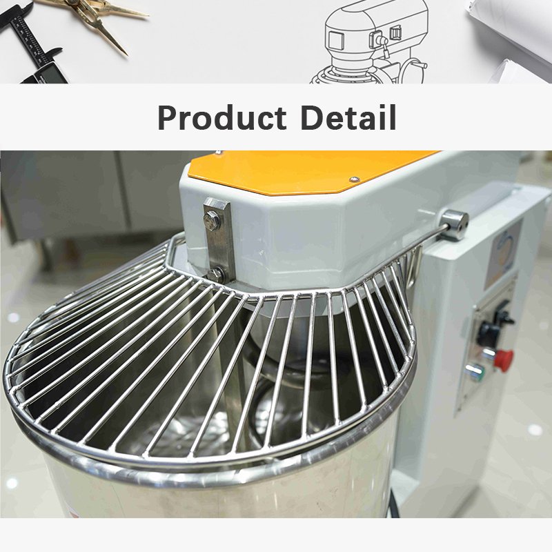 Professional 30l 12kg Pizza Dough Mixer With Strong Mixing Bowl Stainless Steel Flour Mixer With Safety Grid Bread Mixer