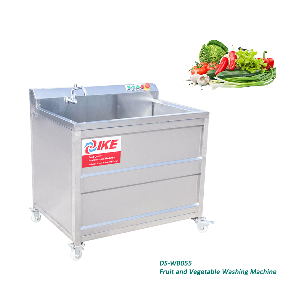 IKE Automatic Spinach Clean Machine Vegetable Bubble Washing Machine for Vegetable Melon and Fruit Cleaning Cabinet Equipment