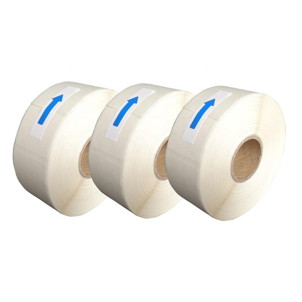 Blank White Dissolvable Food Rotation Safety Label for kitchens 1x2inch pack 500