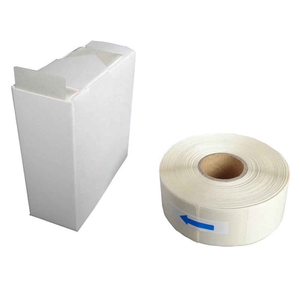 Blank White Dissolvable Food Rotation Safety Label for kitchens 1x2inch pack 500