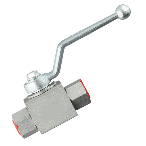 High Pressure Hydraulic Ball Valve Gas Oil Water NPT 1/4"3/8"1/2"3/4"1Ball Valve 2 Way 500 Bar Carbon Steel
