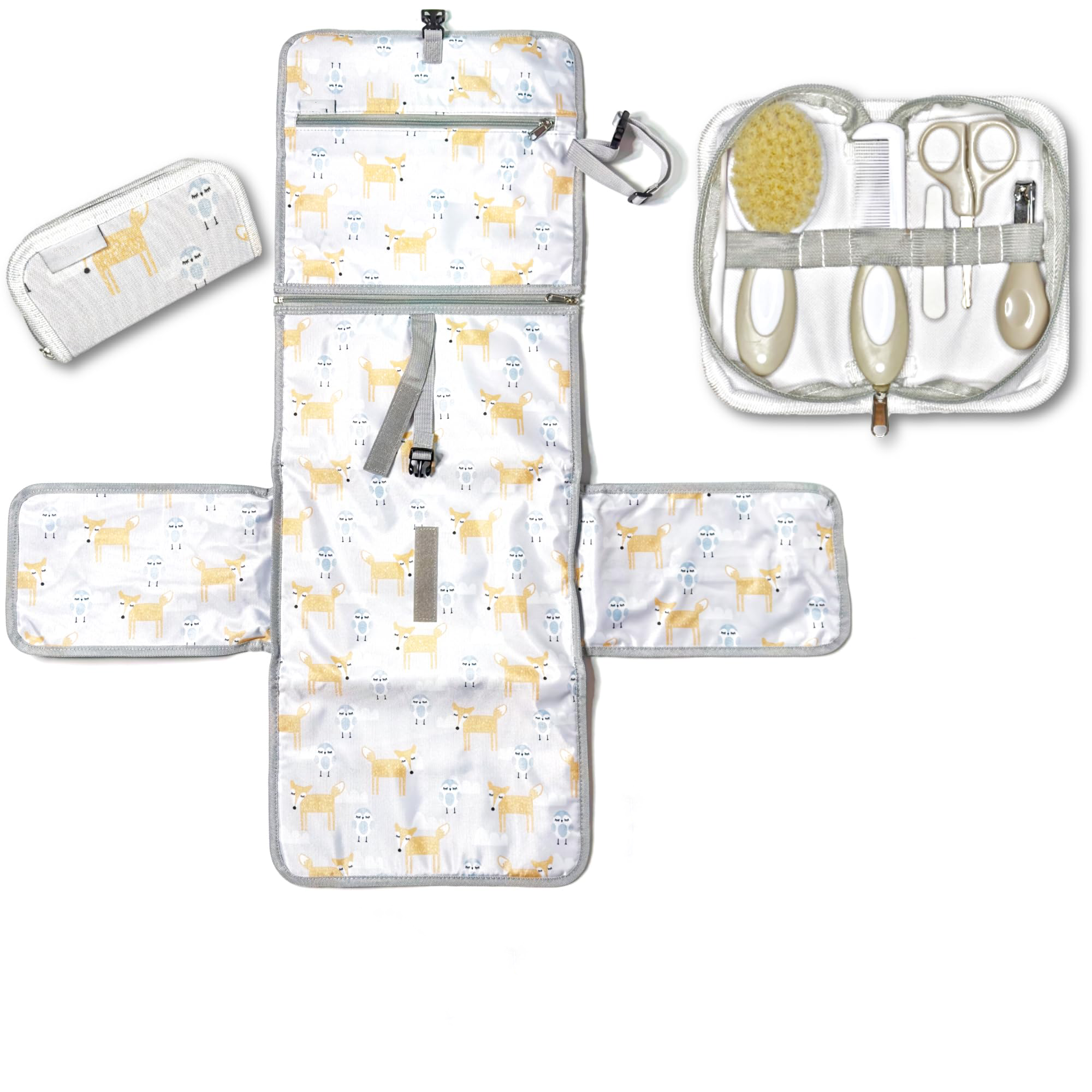 Portable Waterproof Safety Diaper Changing Pad Multifunction Stroller Organizer Baby Bag Babi Change Mat Portable Changing Mat