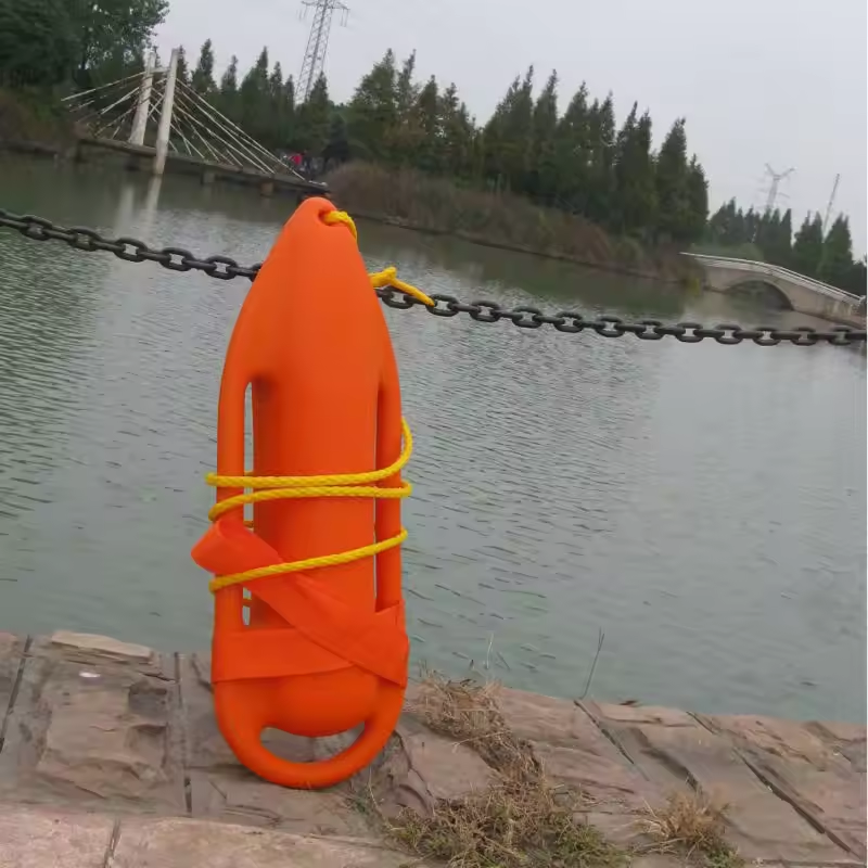Water Safety Floating Swim Buoy Lifesaver Equipment Plastic Torpedo Rescue Can For Lifebuoy Mold