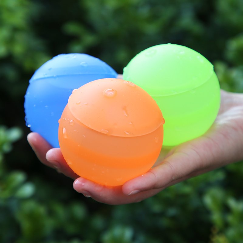 Reusable Refillable Summer Ball Toy Easy Self Closed Fast Quick Filling Silicone Water Bomb Balloons