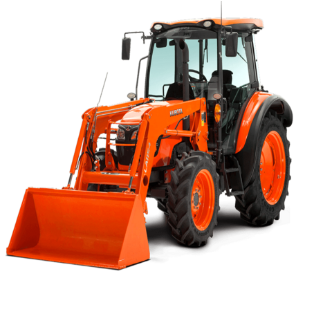 Kubota M70 Multifunctional Farming Tractors 4 Cylinder Diesel 4WD 4x4 Wheel Drive Mini Tractor With Front End Bucket Loader