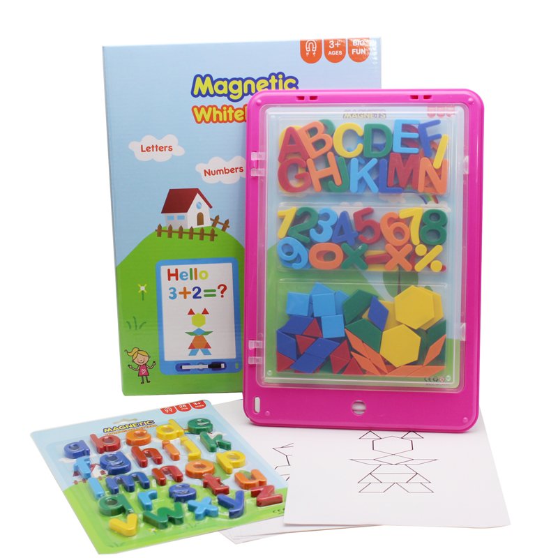 Magnetic Letters Set With Double-Side Magnet Board Education Toys Magnet Letter