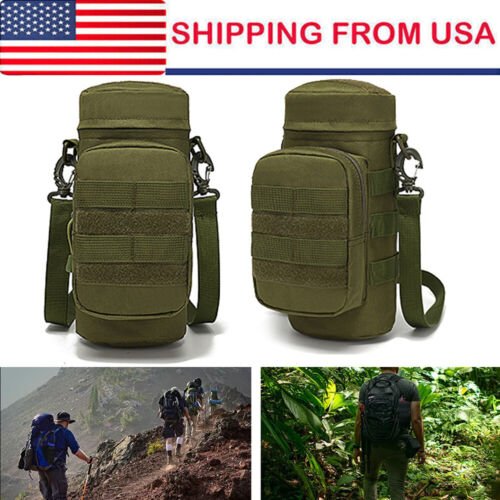 Custom Multifunction One-Shoulder Vintage Style Bag Waterproof Outdoor Water Bottle Kit for Tourist Hiking Portable