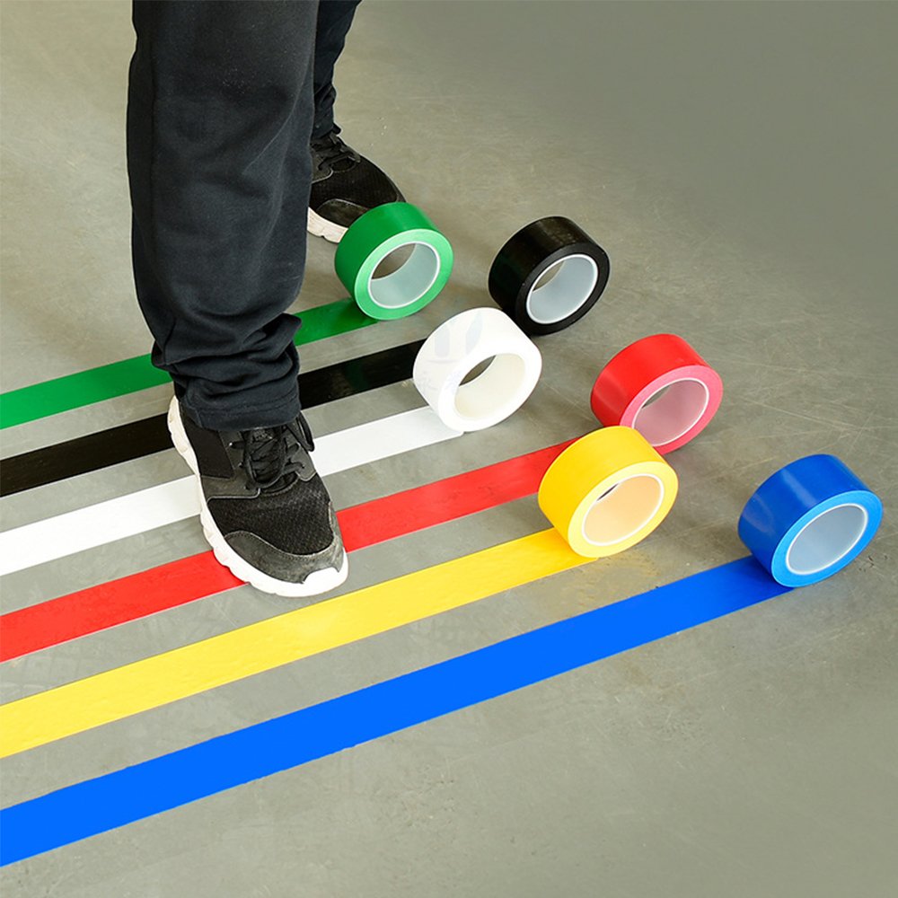 Professional factory production parking lots pavement road floor marking tape l shape safe floor for marking
