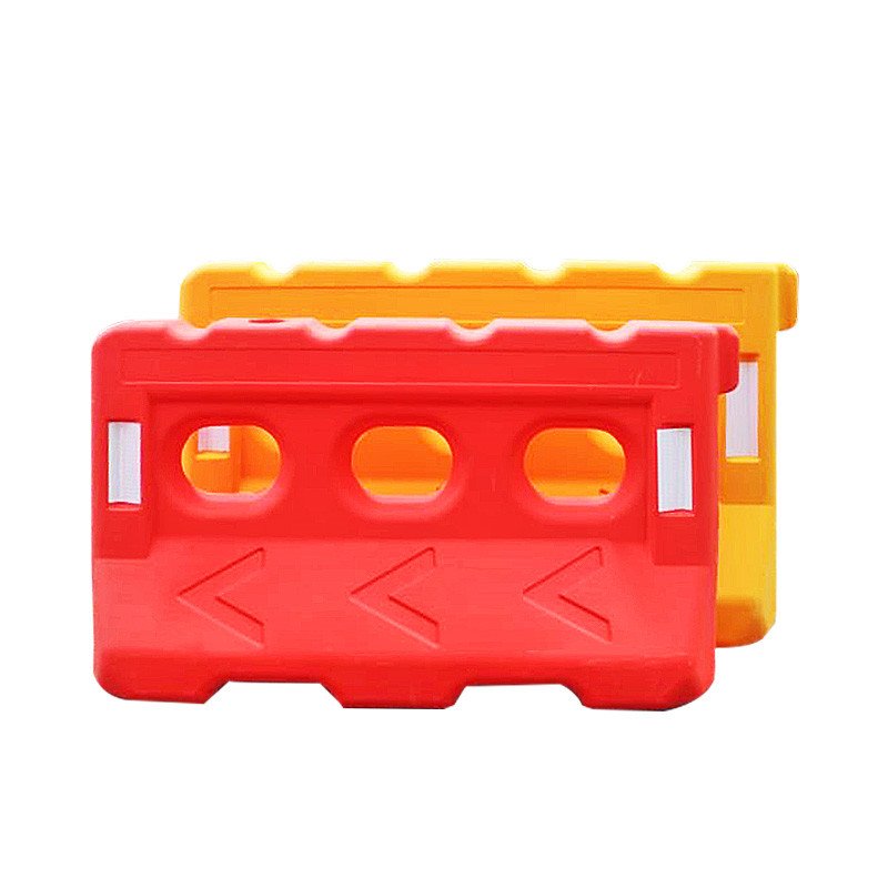 Portable mobile three-hole water injection construction enclosure Plastic Road Traffic Safety Water Filled Barriers