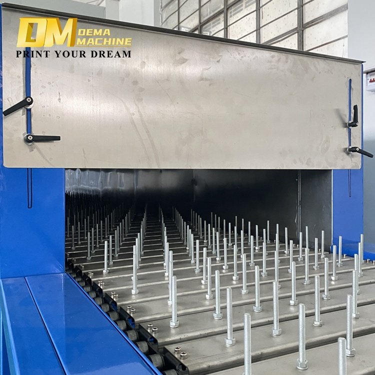 DM support custom size industrial tunnel oven paint drying oven Automatic drying machine