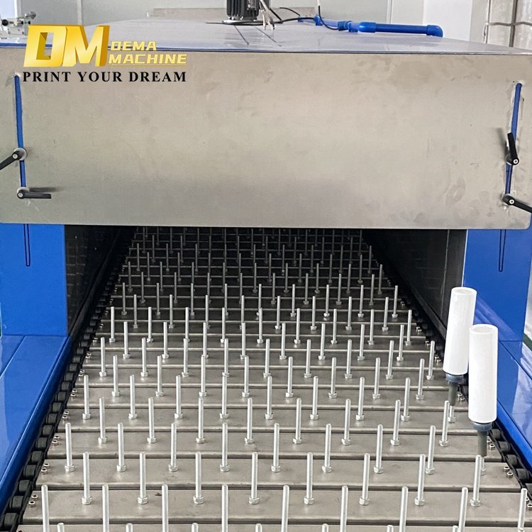 DM support custom size industrial tunnel oven paint drying oven Automatic drying machine