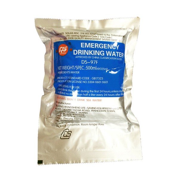 Marine Survival Emergency Drinking Water for Liferaft