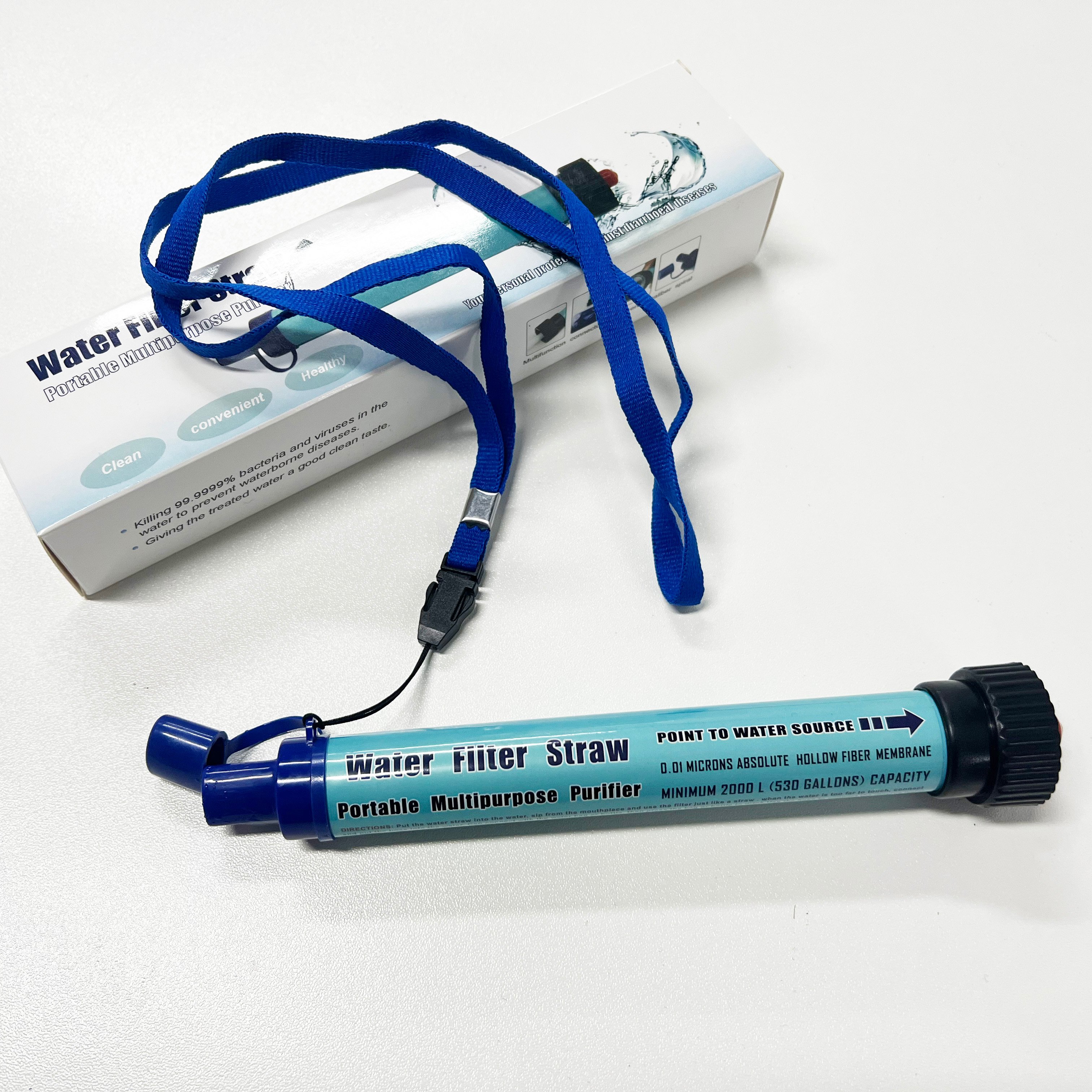 Emergency Water Filter for Travel and Hiking Camping & Hiking Supply for War Prevention
