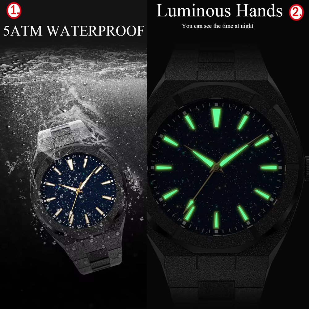 Besseron products 2024 Quartz Watches Stainless Steel Premium Gold Steel Hand Watch Online Shopping Other Watches For Men